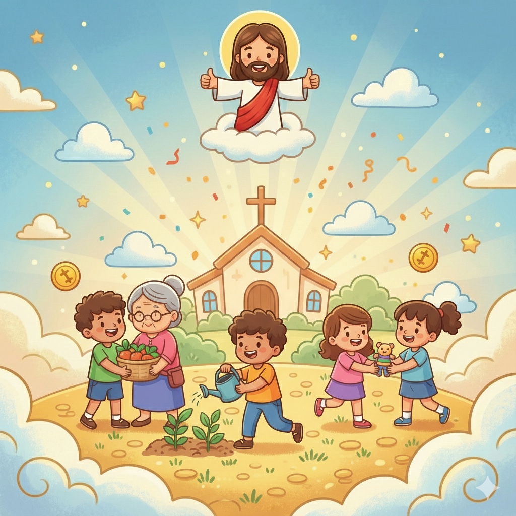 Cumprir a Missão - Criança realizando tarefa